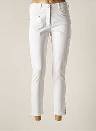 Pantalon 7/8 elasticitate mărime normală alb PAUL BRIAL femme