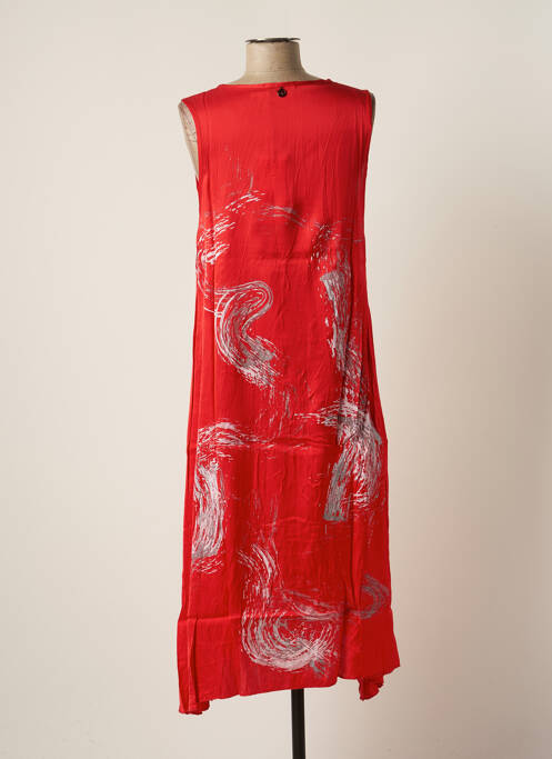 Rochie midi roșu MALOKA femeie