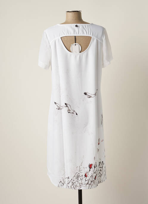 Rochie midi alb MALOKA femeie