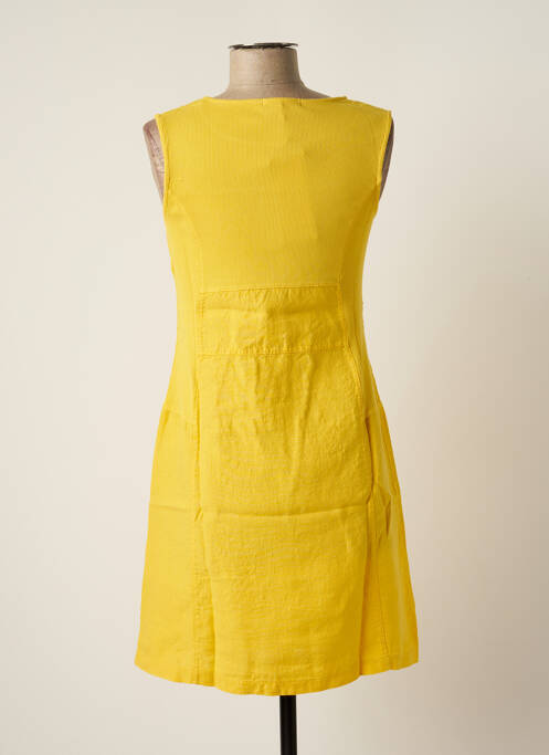 Rochie midi galben MALOKA femeie