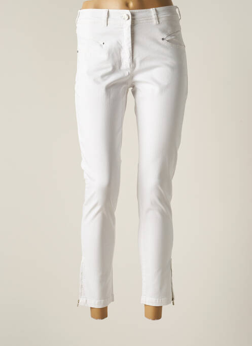 Pantalon 7/8 alb PAUL BRIAL femeie