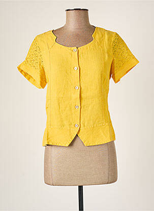 Cămașă galben MALOKA femeie