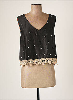 Top negru PAUL BRIAL femeie