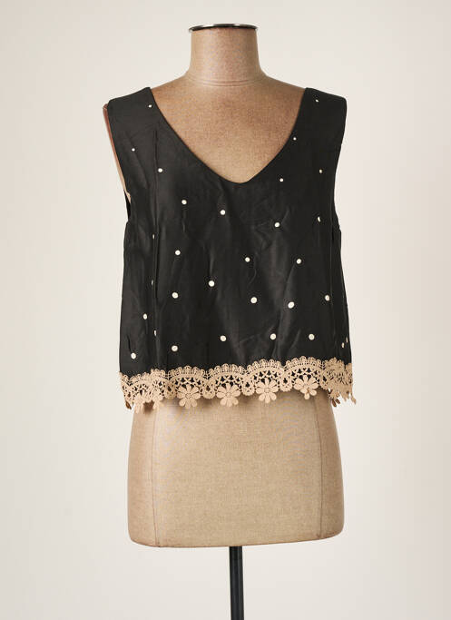 Top negru PAUL BRIAL femeie