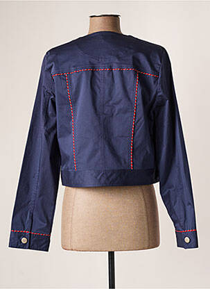 Jachete casual guler rotund albastru PAUL BRIAL femeie
