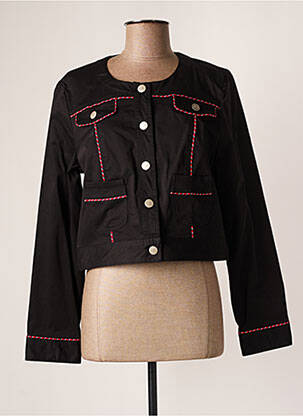 Jachete casual guler rotund negru PAUL BRIAL femeie