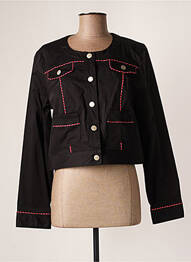 Jachete casual guler rotund negru PAUL BRIAL femme