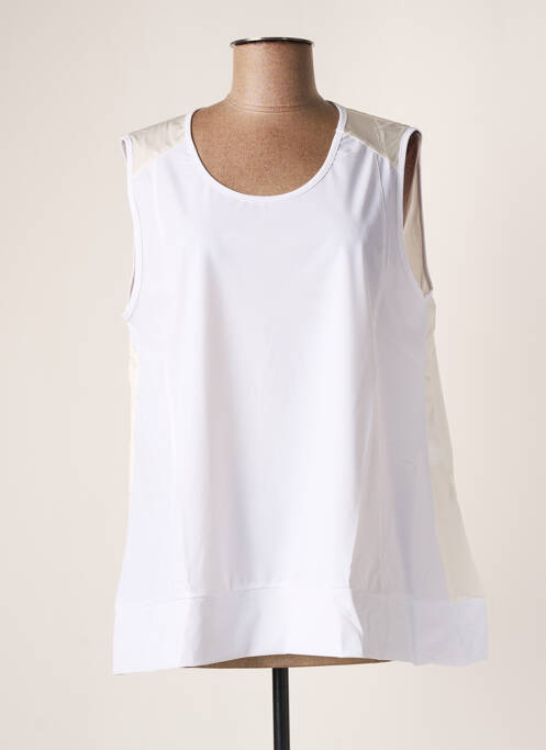 Top alb MALOKA femeie