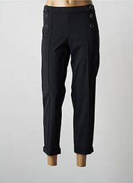 Pantalon 7/8 elasticitate mărime normală negru MALOKA femeie