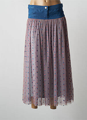 Fustă midi roz PAUL BRIAL femeie