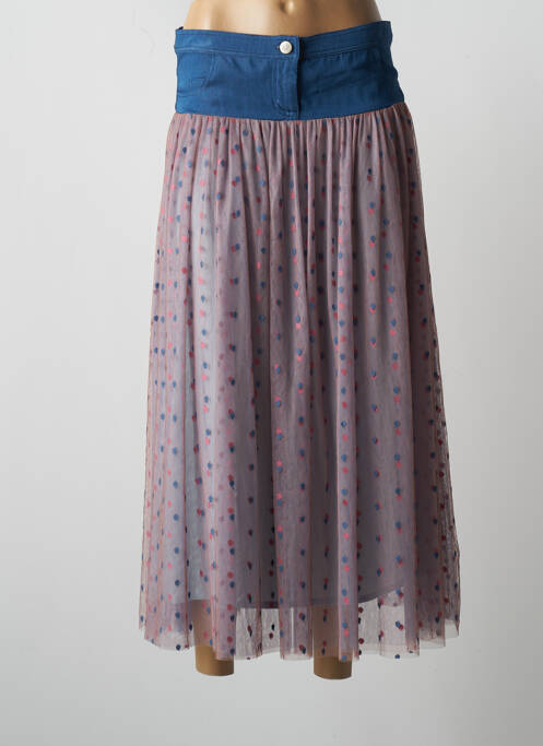 Fustă midi roz PAUL BRIAL femeie