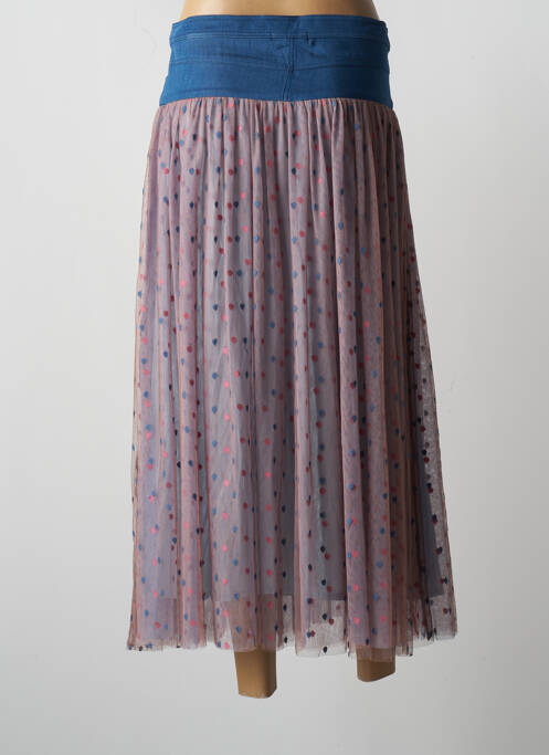 Fustă midi roz PAUL BRIAL femeie