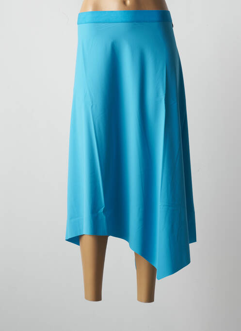 Fustă midi albastru MALOKA femeie