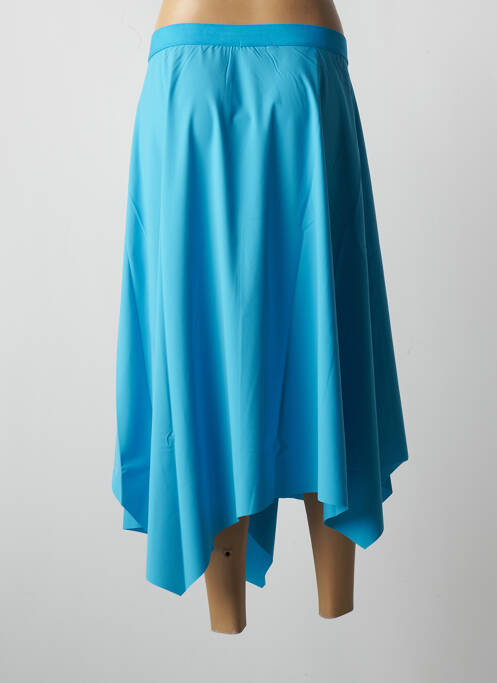 Fustă midi albastru MALOKA femeie