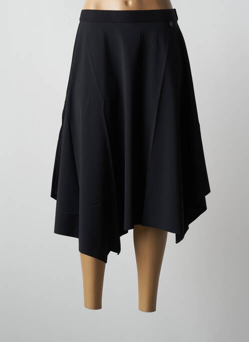 Fustă midi negru MALOKA femeie