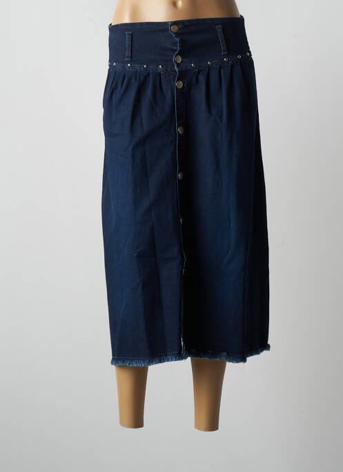 Fustă midi albastru PAUL BRIAL femeie