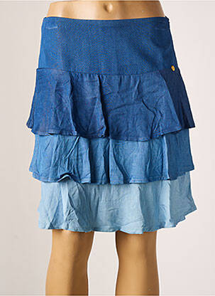 Fustă midi albastru PAUL BRIAL femeie