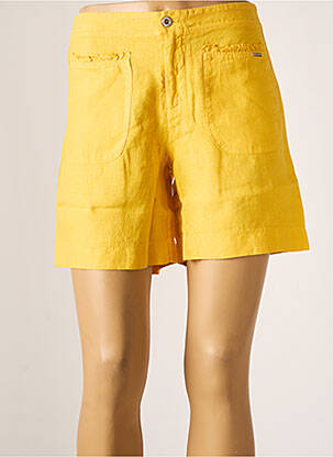 Bermudă galben MALOKA femeie