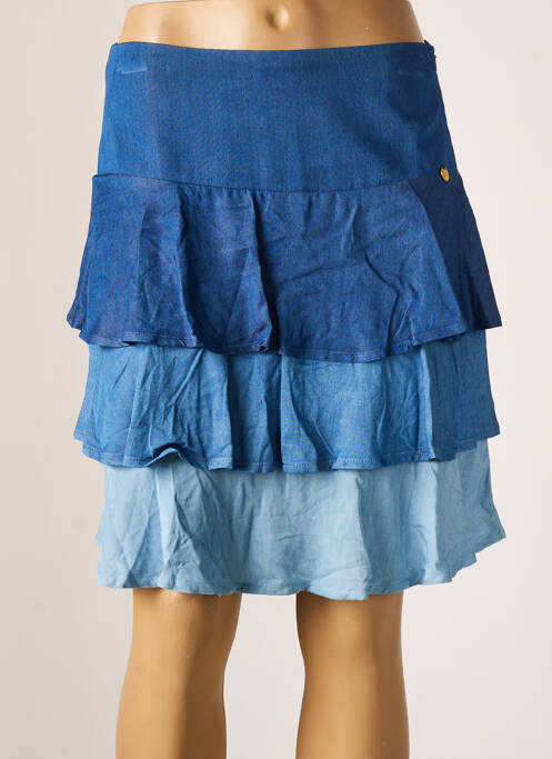 Fustă midi albastru PAUL BRIAL femeie