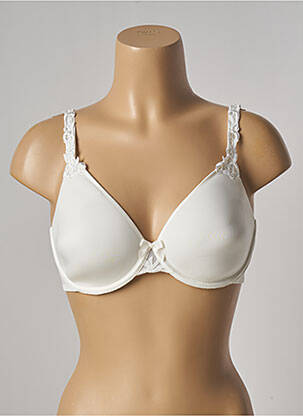 Sutien efect material satinat top sutien modelat bej SIMONE PERELE femeie