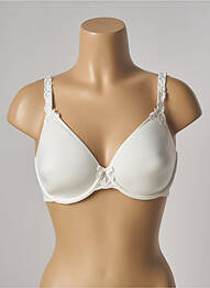 Sutien efect material satinat top sutien modelat bej SIMONE PERELE femeie