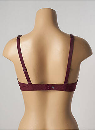 Sutien efect material satinat top sutien modelat roșu SIMONE PERELE femeie