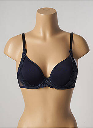 Sutien efect material satinat top sutien modelat albastru SIMONE PERELE femeie