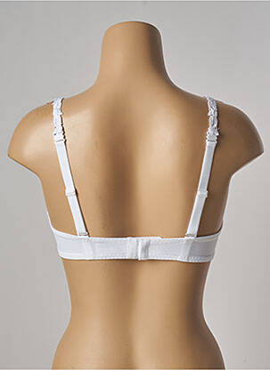 Sutien efect material satinat top sutien modelat alb SIMONE PERELE femeie