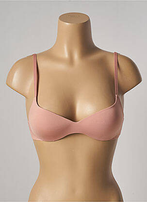 Sutien efect material satinat top sutien push-up roz PASSIONATA femeie