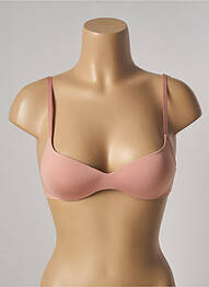 Sutien efect material satinat top sutien push-up roz PASSIONATA femeie