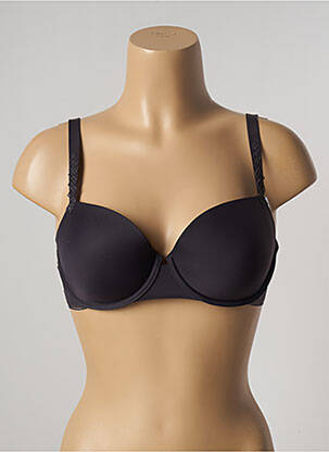 Sutien efect material satinat top sutien modelat negru SIMONE PERELE femeie