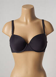 Sutien efect material satinat top sutien modelat negru SIMONE PERELE femeie