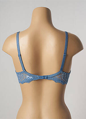 Sutien efect material satinat top sutien modelat albastru SIMONE PERELE femeie