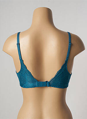 Sutien efect material satinat sutien cupe întregi cu decolteu înalt verde SIMONE PERELE femeie