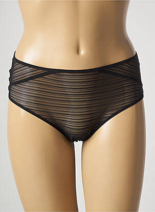 Shorty efect material satinat negru SIMONE X SIMONE PÉRÈLE femeie