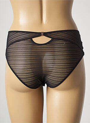 Shorty efect material satinat negru SIMONE X SIMONE PÉRÈLE femeie
