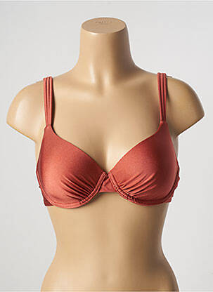 Sutien de costum de baie elasticitate top sutien modelat portocalie BARTS femeie