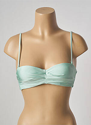Sutien de costum de baie elasticitate sutien balconet cu decolteu înalt verde BARTS femeie