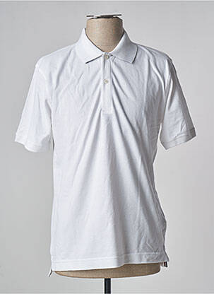 Polo alb DAN JOHN bărbat