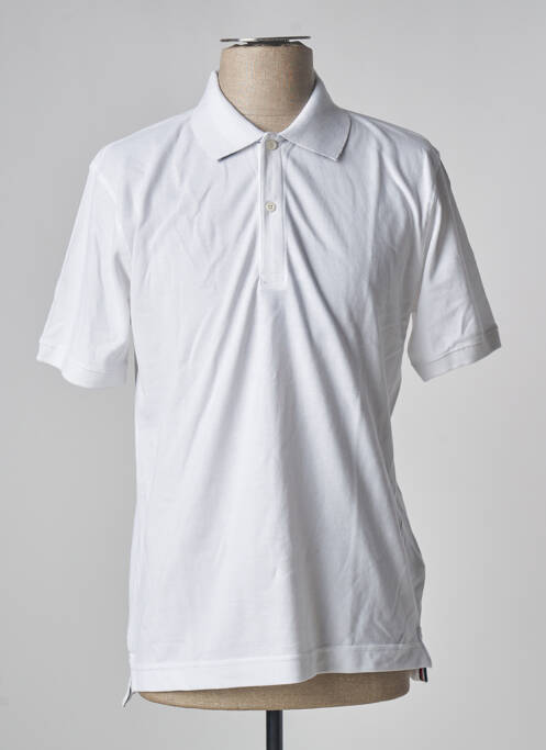 Polo alb DAN JOHN bărbat