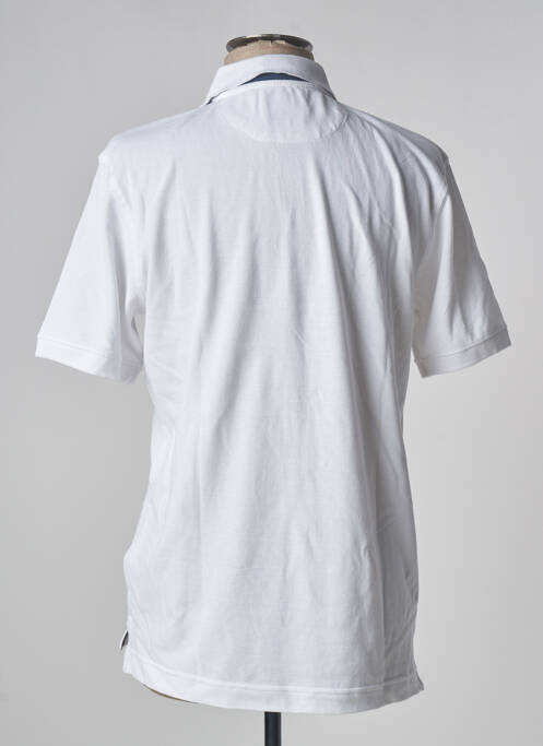 Polo alb DAN JOHN bărbat