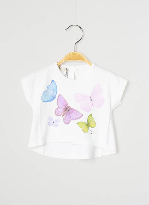 Tricou alb J.O MILANO fată