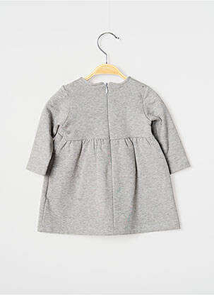 Rochie midi închidere cu fermoar la spate mâneci lungi gri J.O MILANO fată