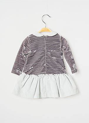 Rochie midi guler claudine mâneci lungi gri SAFER BABY fată