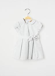 Rochie midi guler claudine mâneci scurte gri SAFER BABY fille