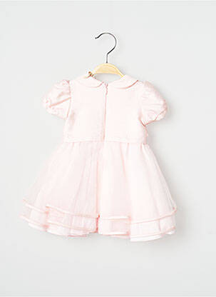 Rochie midi guler claudine mâneci scurte roz SAFER BABY fată