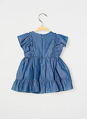 Rochie midi mâneci scurte mâneci scurte albastru J.O MILANO fată
