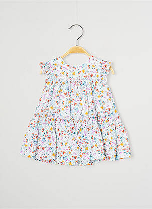 Rochie midi fără mâneci fără mâneci alb J.O MILANO fată