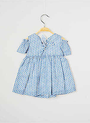 Rochie midi mâneci scurte mâneci scurte albastru J.O MILANO fată