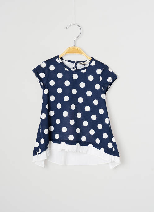 Tunică mâneci scurte albastru J.O MILANO fată